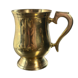 Brass Beer Stein Vintage Mug Made in India Collectible Barware
